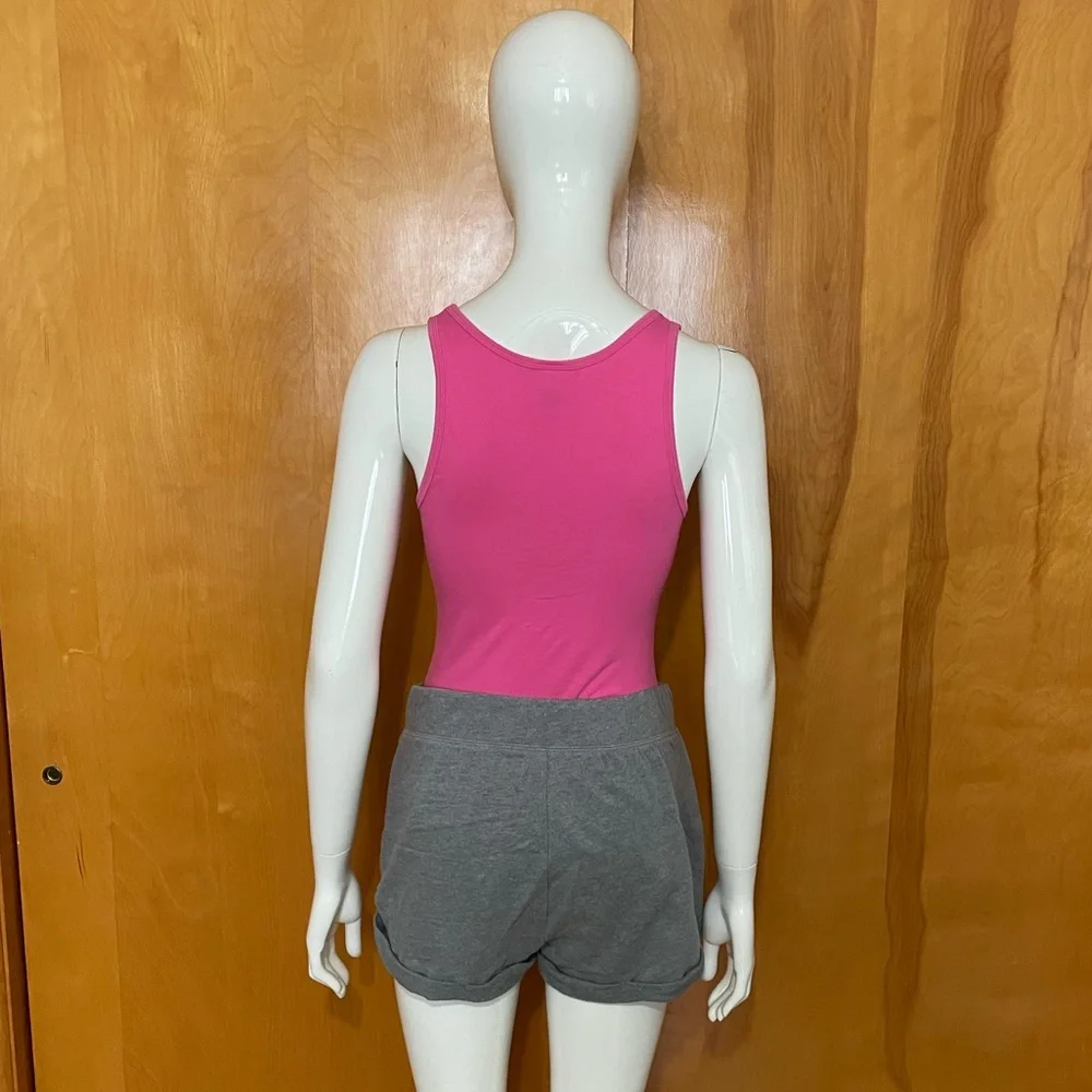 Rare Victoria’s Secret Pink 2017 Set Bodysuit XS & Shorts Small Gray - Picture 3 of 13